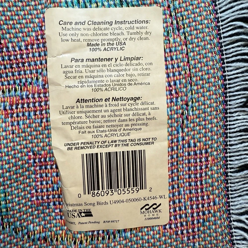 Jubilee Tapestry Woven Throw Blanket 